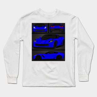 Z06 DARK-BLUE Long Sleeve T-Shirt